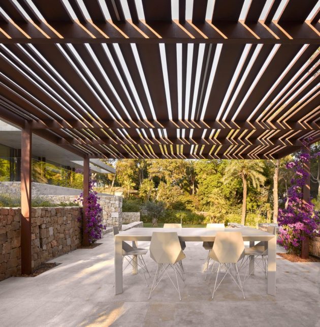 Home in the Pine Forest by Ramon Esteve Estudio in Valencia, Spain