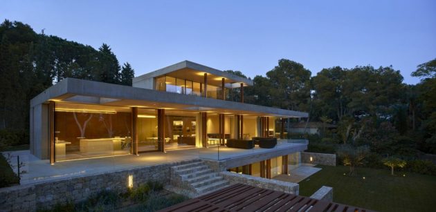 Home in the Pine Forest by Ramon Esteve Estudio in Valencia, Spain