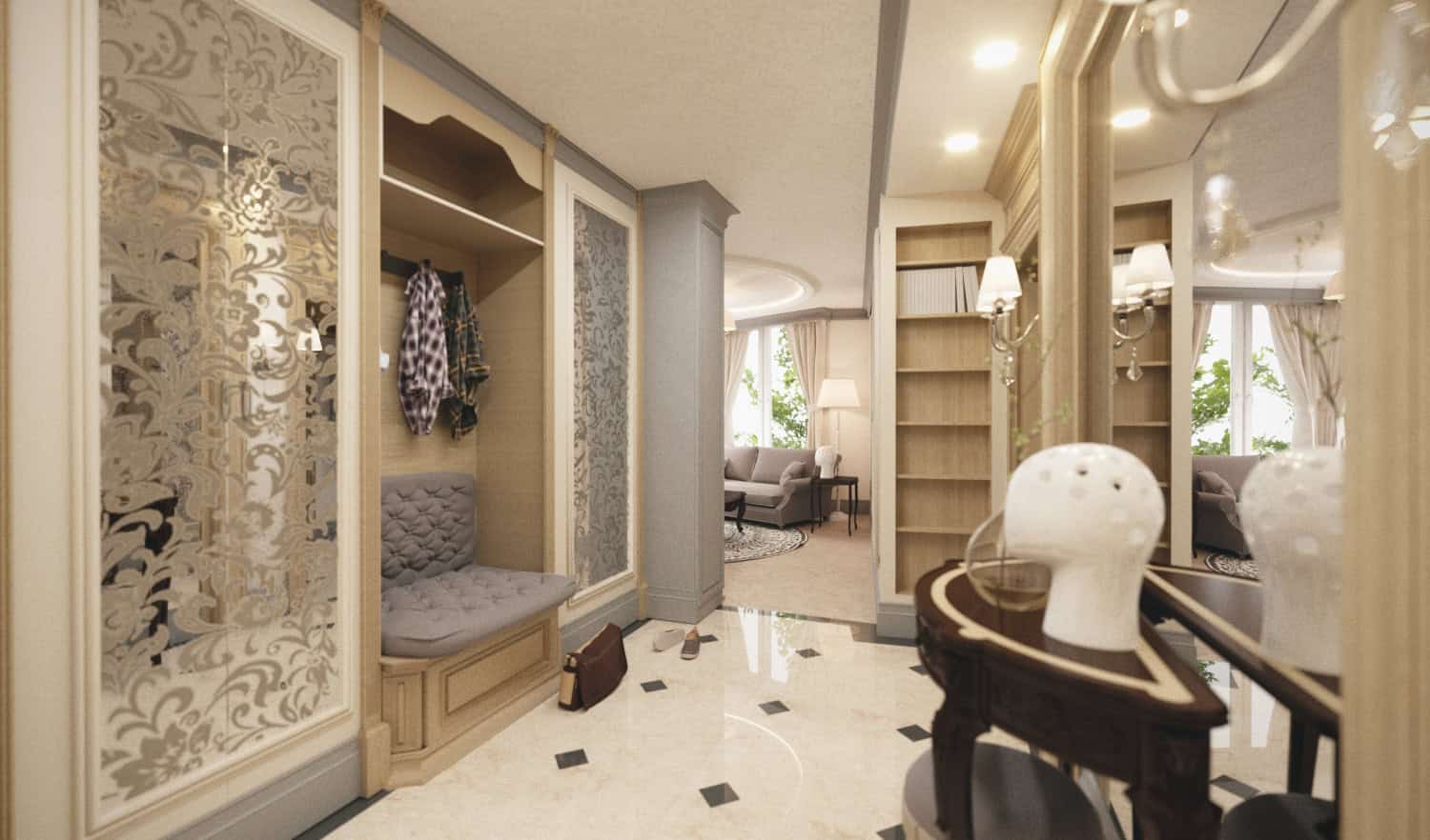 Classic Design Of Apartment, Lviv, Ukraine