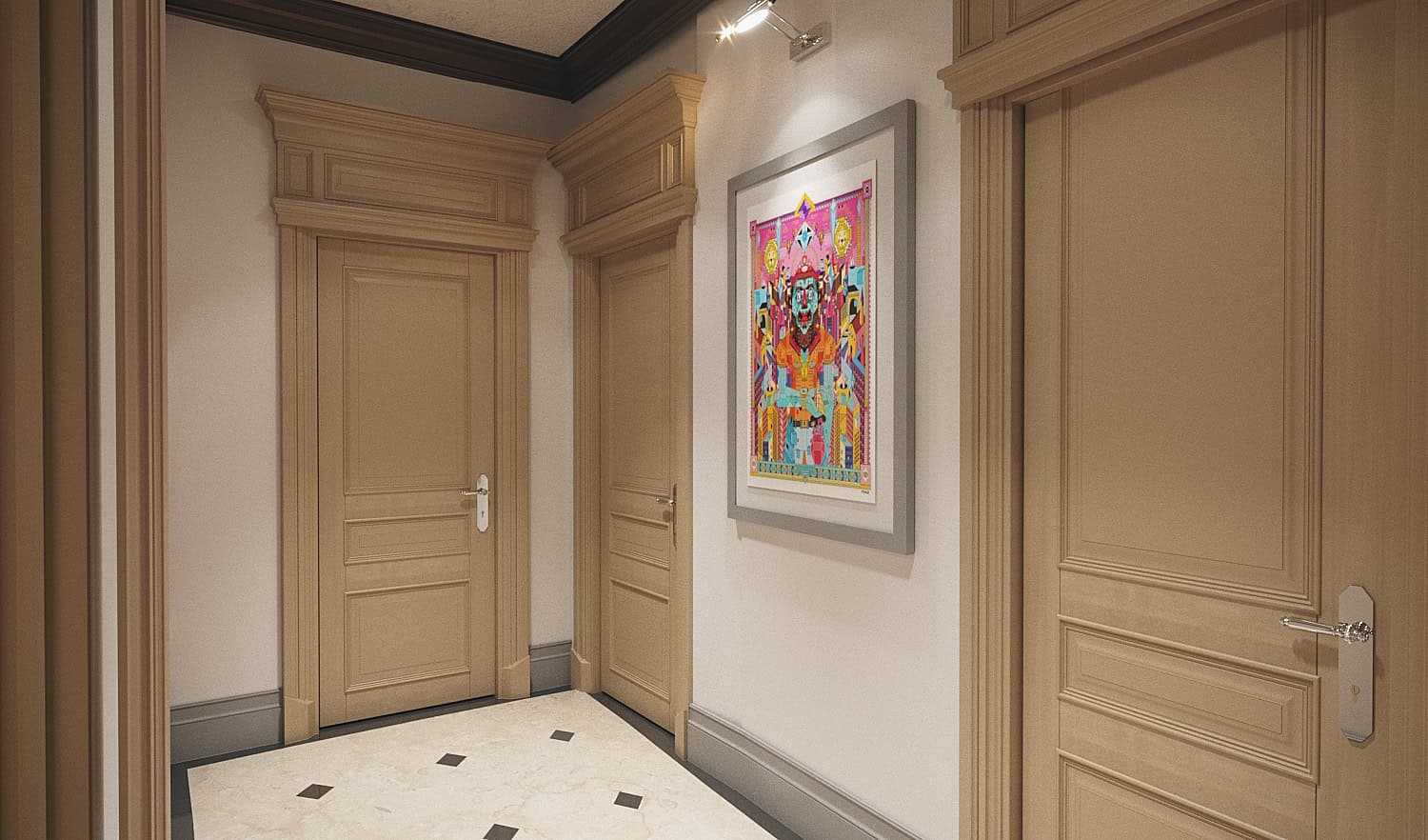 Classic Design Of Apartment, Lviv, Ukraine