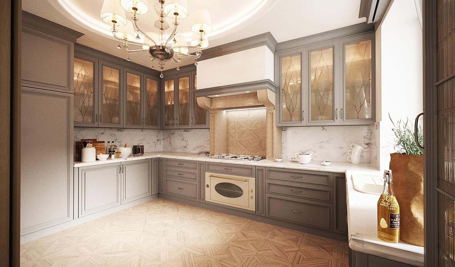 Classic Design Of Apartment, Lviv, Ukraine