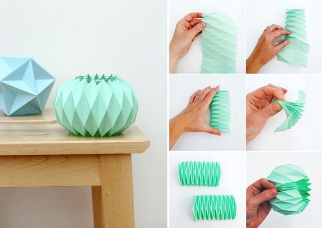 19 Most Creative Paper Lamps That You Can DIY For Less Than Hour
