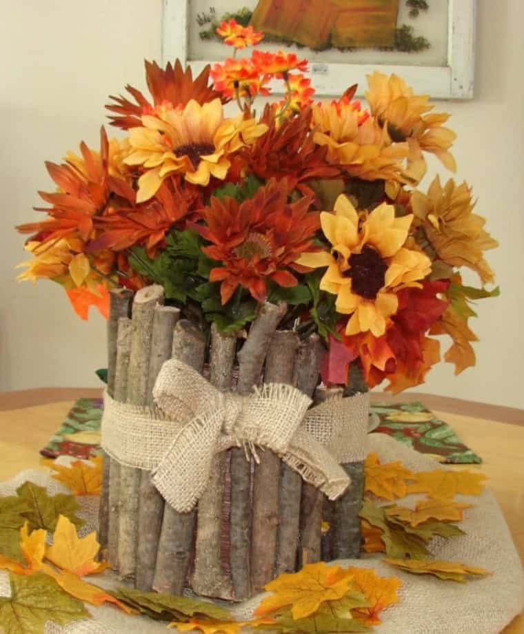 15 Totally Easy DIY Fall Flower Arrangements 15 Totally Easy DIY Fall Flower Arrangements