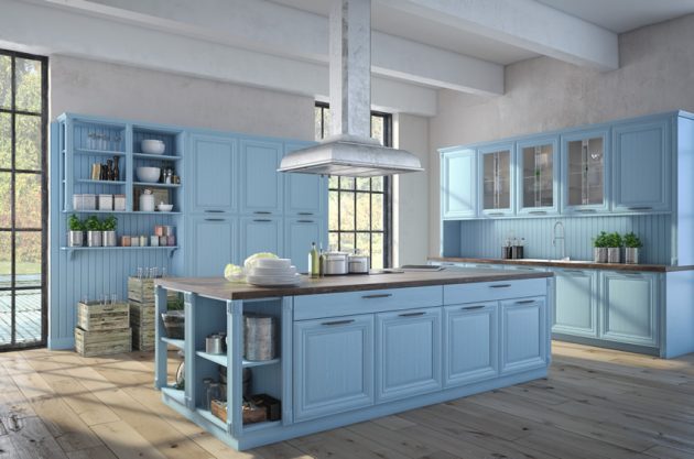 Blue In The Kitchen- 18 Ideas To Prove You That It Is The Right Choice