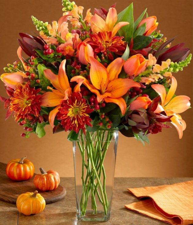 15 Totally Easy DIY Fall Flower Arrangements