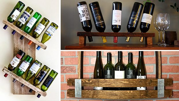 15 Awesome Handmade Wine Rack Displays For A Rustic Look