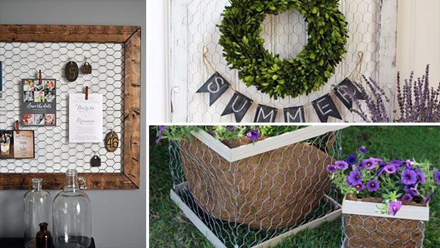 15 Clever DIY Chicken Wire Rustic Decor Ideas For Your Home