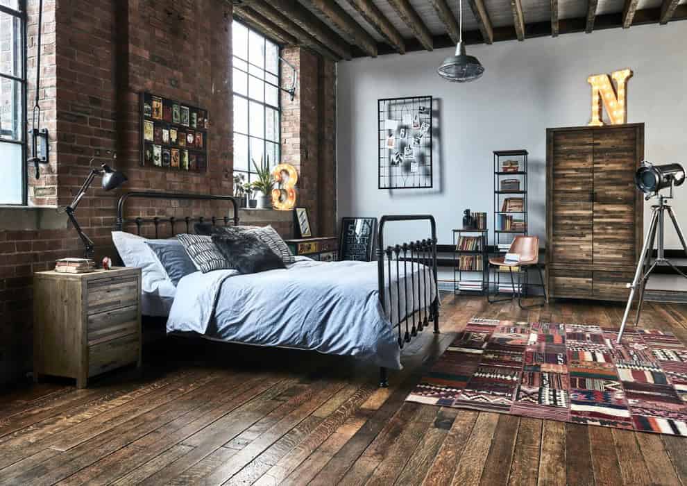 Industrial Style Bedroom