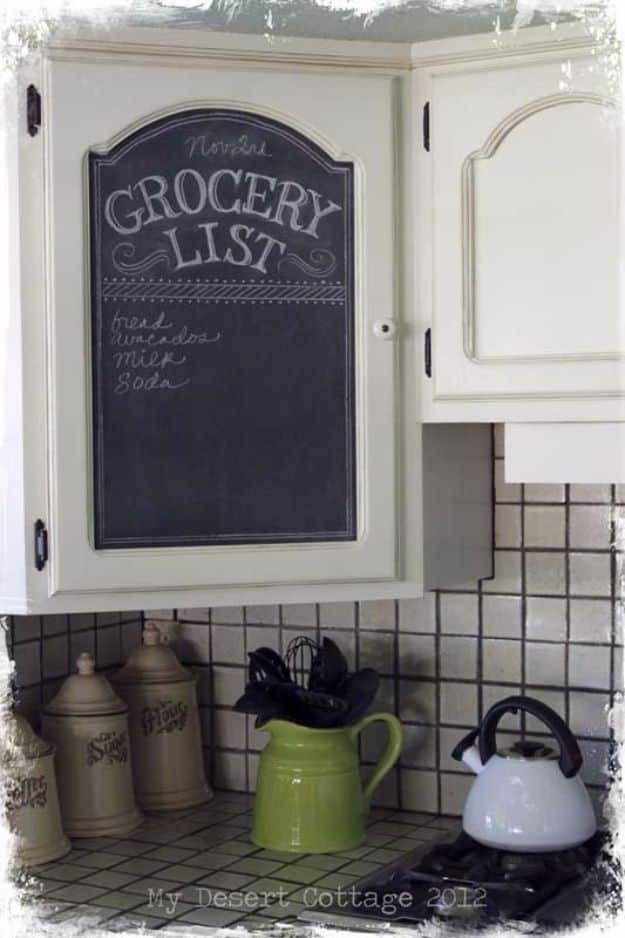 7. Chalkboard Paint Makeover 7. Chalkboard Paint Makeover