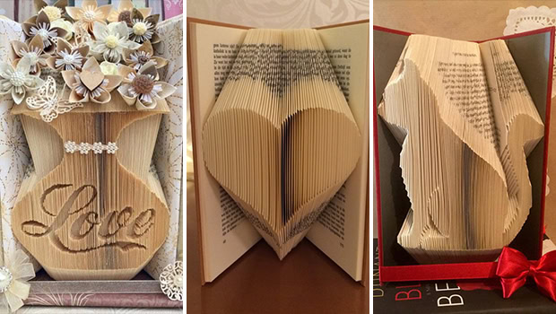 16 Absolutely Amazing Handmade Folded Book Gifts You Should Make