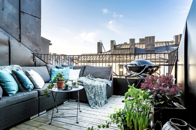 Image showcasing 16 Charming Scandinavian Balcony Designs You're Gonna Love