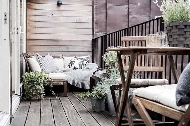 Image showcasing 16 Charming Scandinavian Balcony Designs You're Gonna Love
