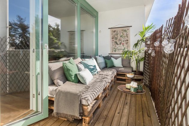 Picture of 16 Charming Scandinavian Balcony Designs You're Gonna Love