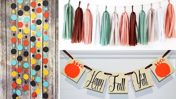 16 Colorful Handmade Fall Banner & Garland Designs To Jazz Up Your Decor