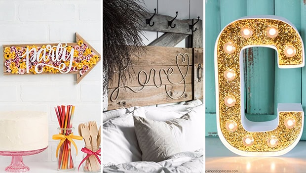 20 Charming Ways To Decorate Your Home With DIY Signs