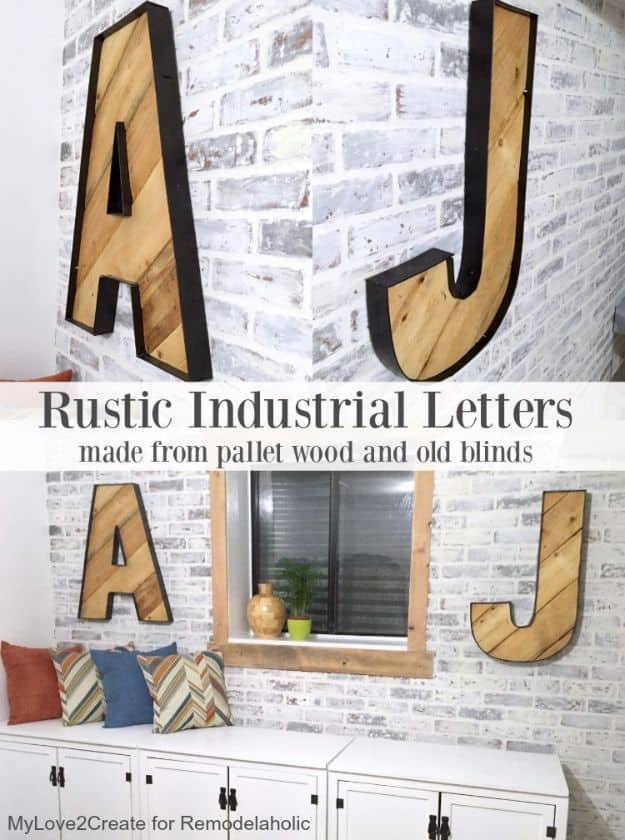 7. Rustic Industrial Letters 7. Rustic Industrial Letters