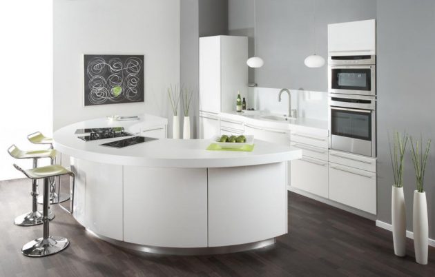 Rounded Kitchen Islands For Everyone Who Dares To Be Different