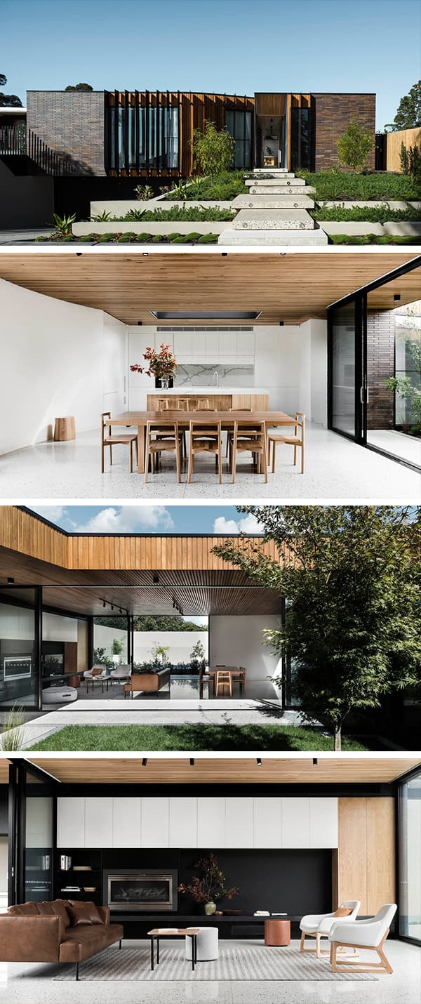Courtyard House by FIGR Architecture & Design in Templestowe, Australia