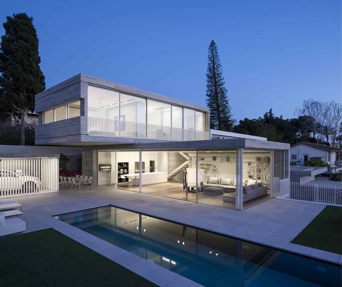 Dual House by Axelrod Architects + Pitsou Kedem Architects in Israel Dual House by Axelrod Architects + Pitsou Kedem Architects in Israel