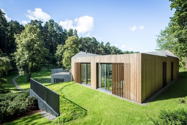 Modern Valley Villa by Arches in Vilnius, Lithuania