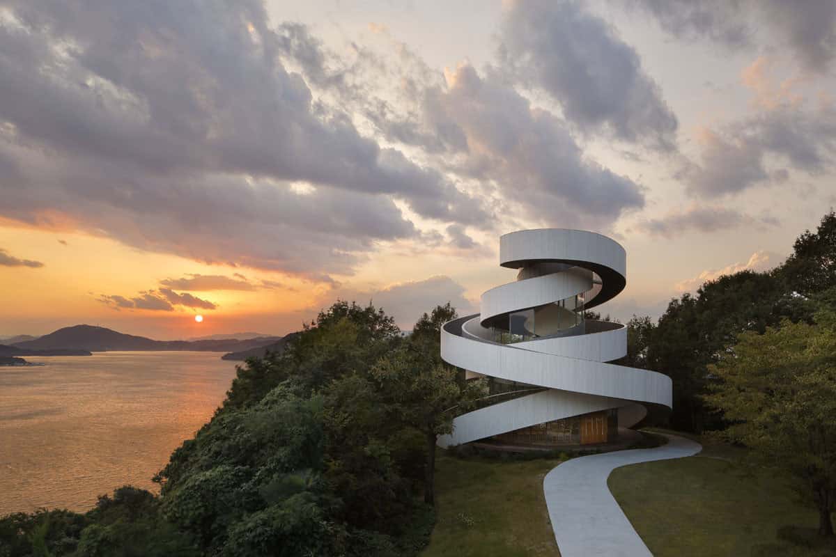 Ribbon Chapel by Hiroshi Nakamura & NAP Architects in Hiroshima, Japan Ribbon Chapel by Hiroshi Nakamura & NAP Architects in Hiroshima, Japan