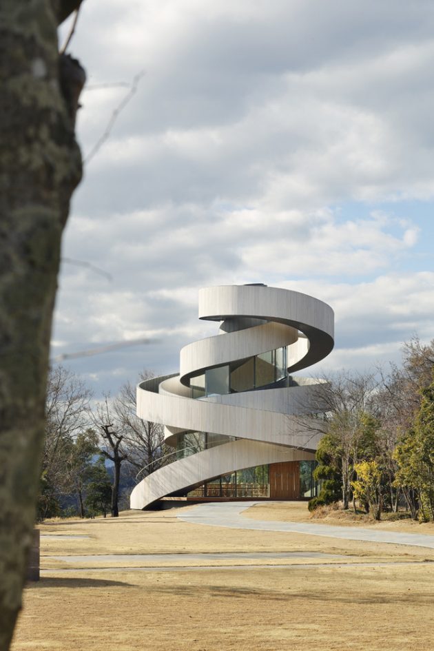 Ribbon Chapel by Hiroshi Nakamura & NAP Architects in Hiroshima, Japan