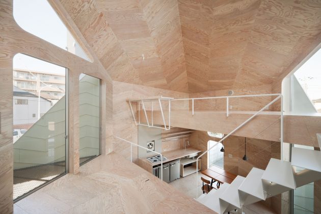 Tiny Tsubomi House by FLATHOUSE Spans Across 7 Levels in Tokyo, Japan