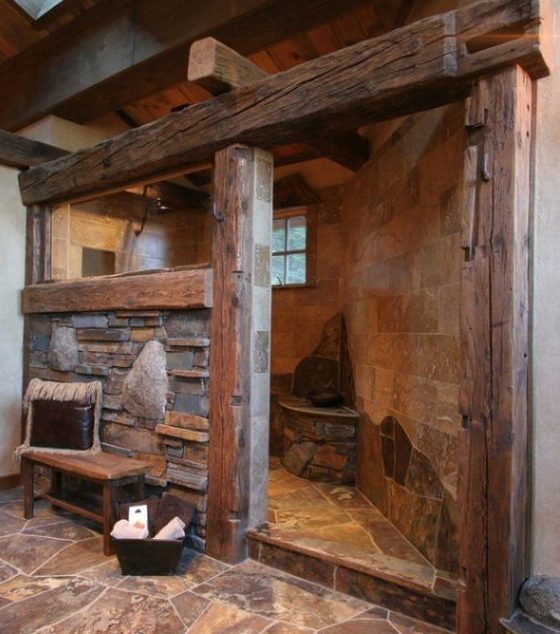 18 Charming Ideas For Adding Rustic Touch To The Bathroom