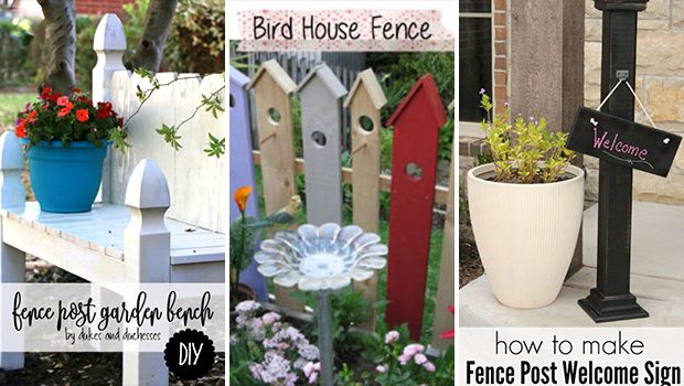 16 Amazing DIY Projects That Make Use Of Repurposed Fence Posts