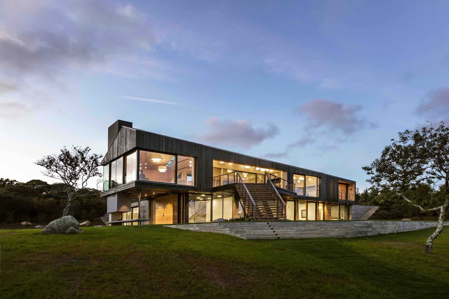 Chilmark House by Gray Organschi Architecture + Aaron Schiller in Massachusetts
