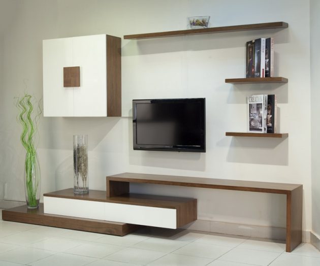 17 Outstanding Ideas For Tv Shelves To, Living Room Wall Shelves