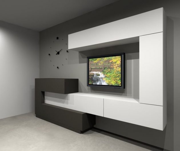 17 Outstanding Ideas For Tv Shelves To, Modern Wall Shelving Ideas