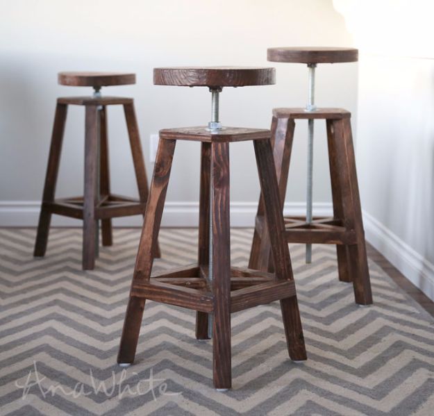 15 Amazing DIY Bar Stool Ideas You Should Check Out Right Now