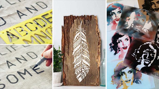 16 Amazing DIY Ideas Using Stencils To Display Your Creativity