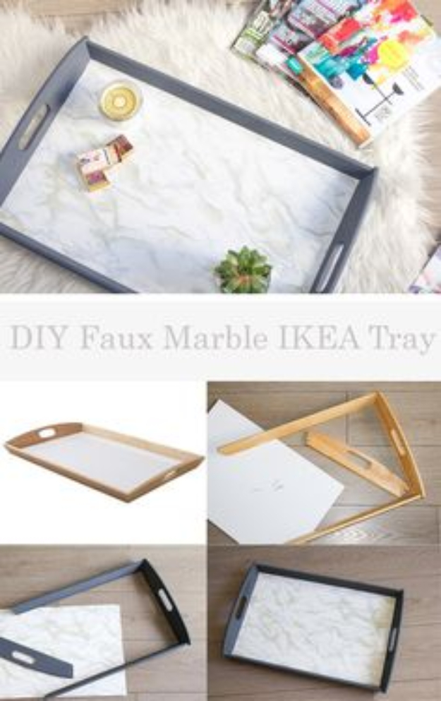 16 Genius DIY Projects Making Use of Faux Marble Finishes