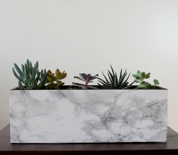 16 Genius DIY Projects Making Use of Faux Marble Finishes