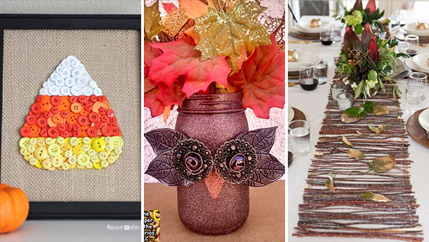 18 Charming DIY Projects You Can Easily Use As Fall Decorations For Your Home