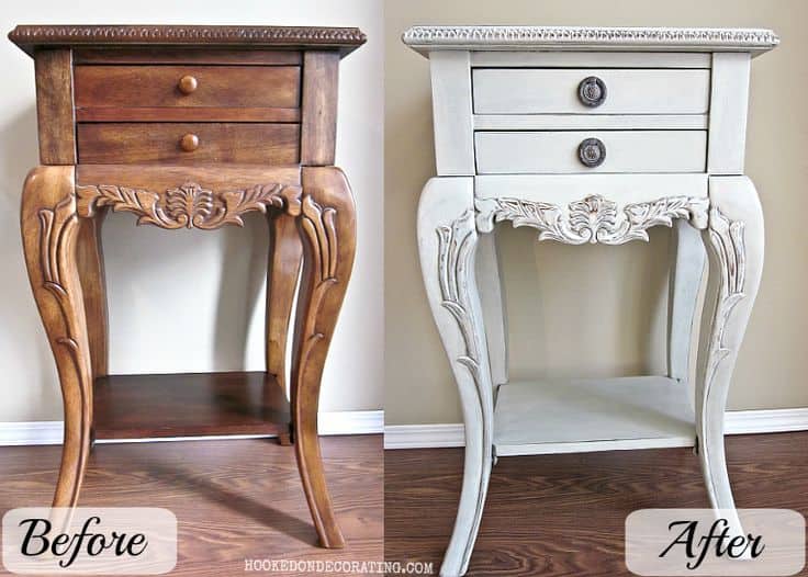 The Process Of RePainting Old Wooden Furniture