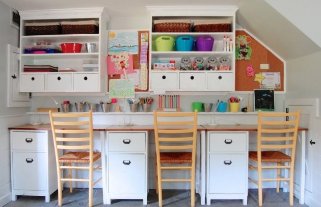 18 Outstanding Ideas To Decorate Functional Learning Space For The Kids