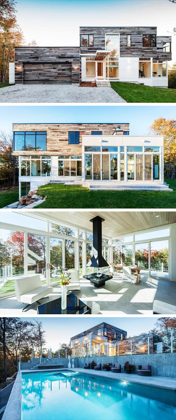 Gatineau Hills Home by Christopher Simmonds Architect in Québec, Canada