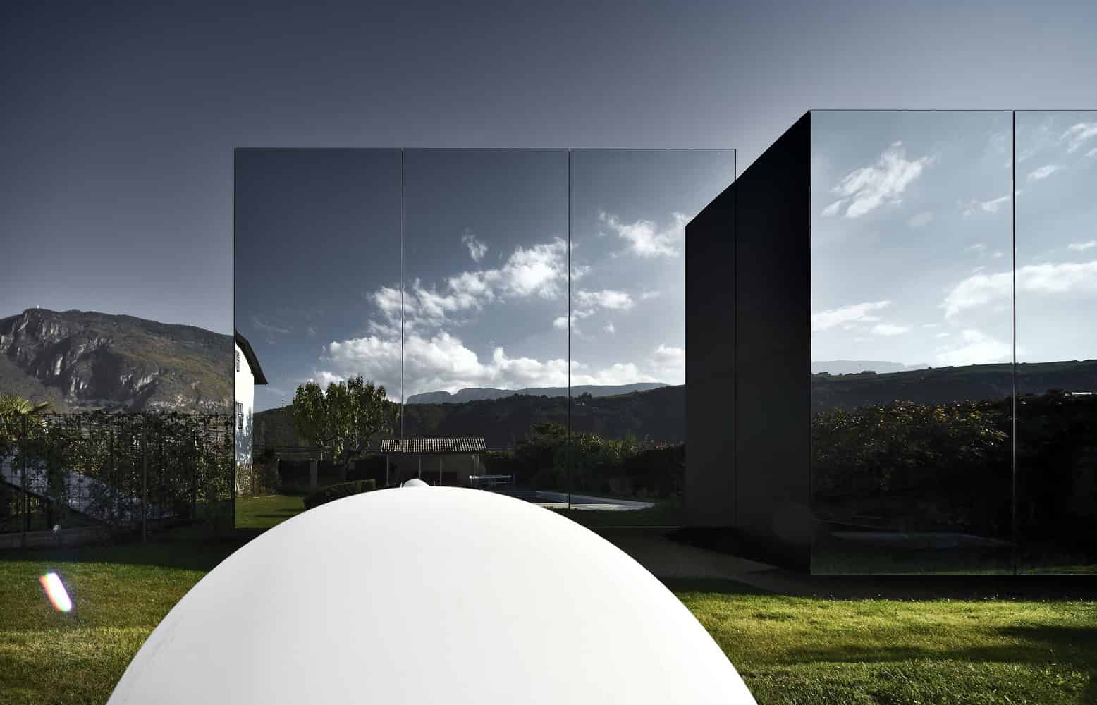 Mirror Houses by Peter Pichler Architecture in Bolzano, Italy