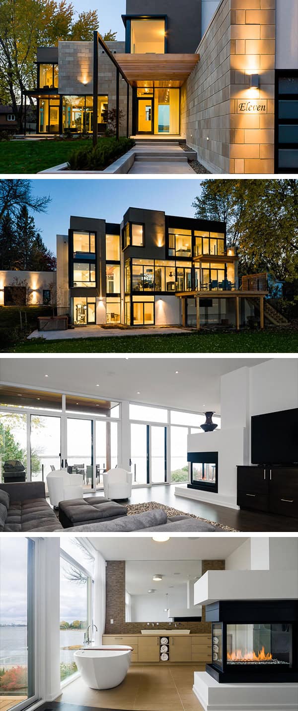 Ottawa River House by Christopher Simmonds Architect in Canada