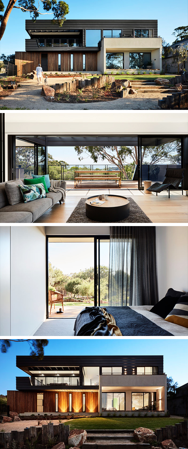 Tree Top House by Bryant Aslop in the Seaside Town of Mount Martha in Australia