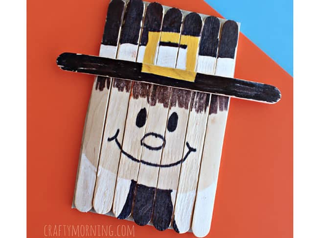 12. Popsicle Stick Pilgrim 12. Popsicle Stick Pilgrim