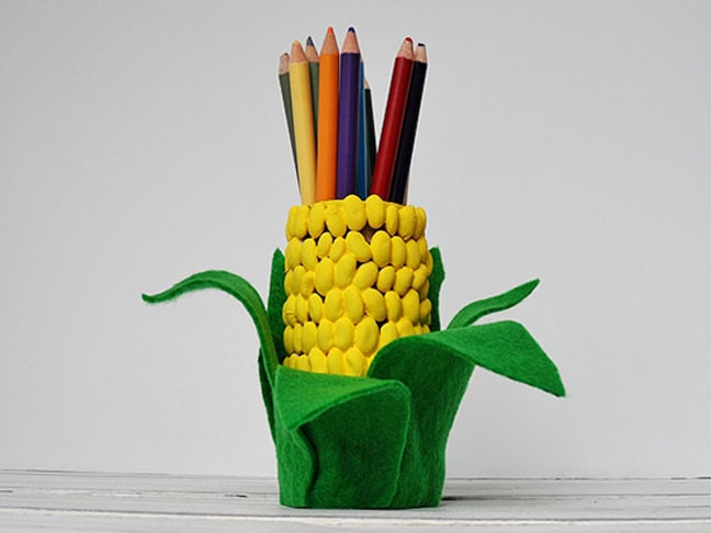 8. Corn Pencil Cup 8. Corn Pencil Cup