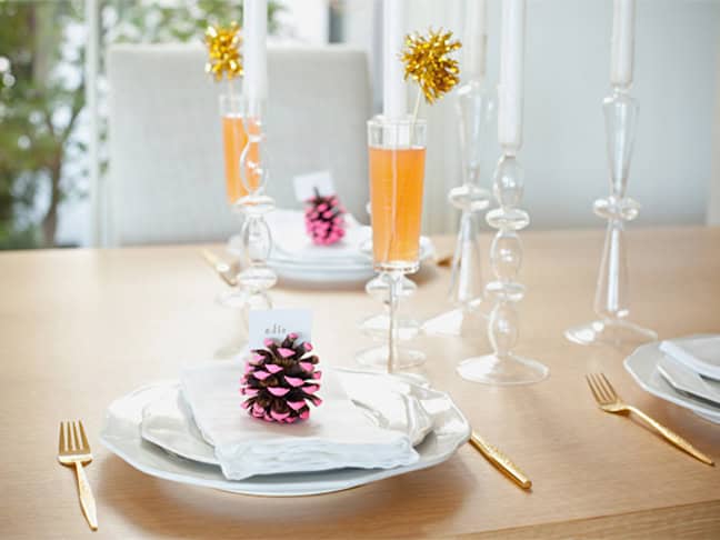 3. Neon Pine Cone Place Card 3. Neon Pine Cone Place Card