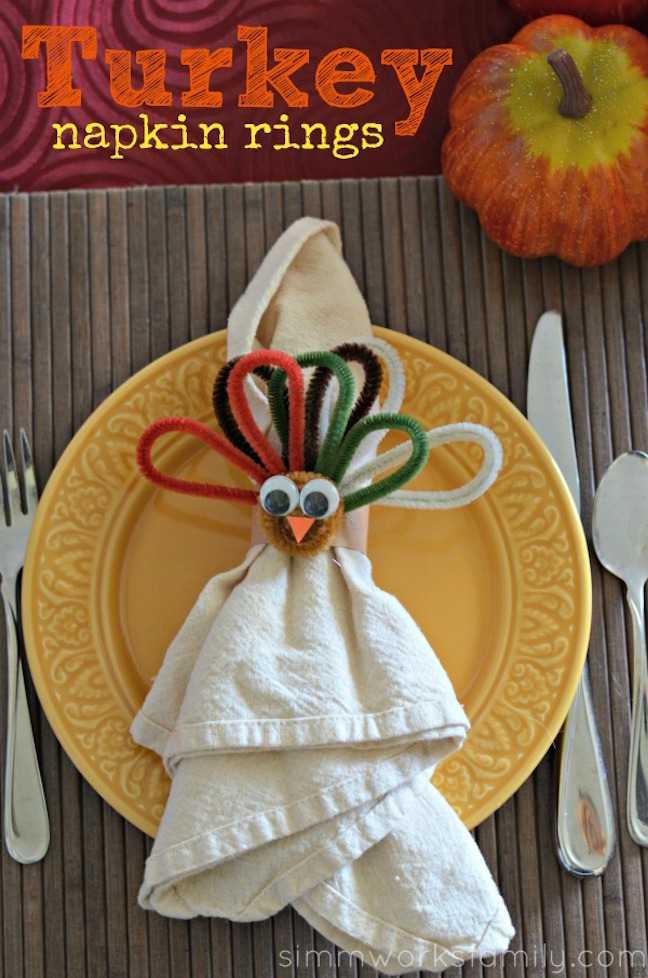 15 Awesome DIY Thanksgiving Table Decor Projects Your Kids Can Help Out With