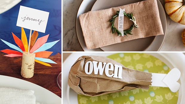 15 Creative DIY Place Cards That You Should Consider Using This Thanksgiving