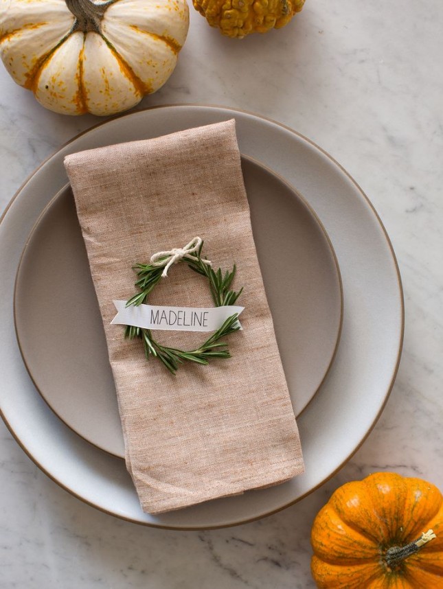 15 Creative DIY Place Cards That You Should Consider Using This Thanksgiving