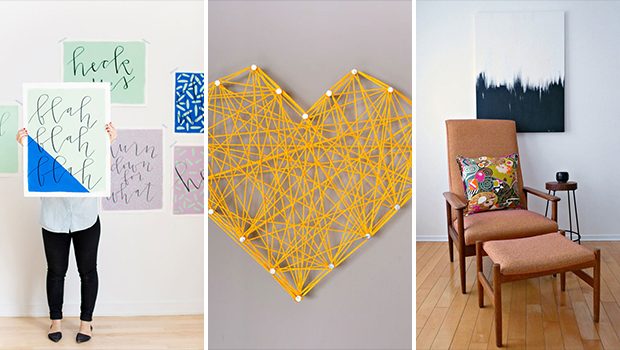 17 Easy DIY Wall Art Projects That Won’t Take You More Than 2 Hours To Make
